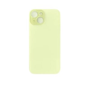 CAMBIO DE TAPA TRASERA COMPATIBLE CON  IPHONE 15 PLUS AMARILLO